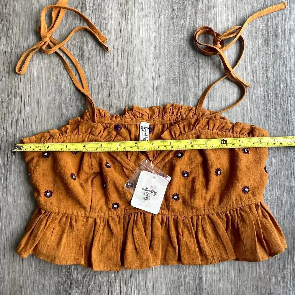 NWT Free People On a Star Crop Cami Small​​​​ - Picture 3 of 5